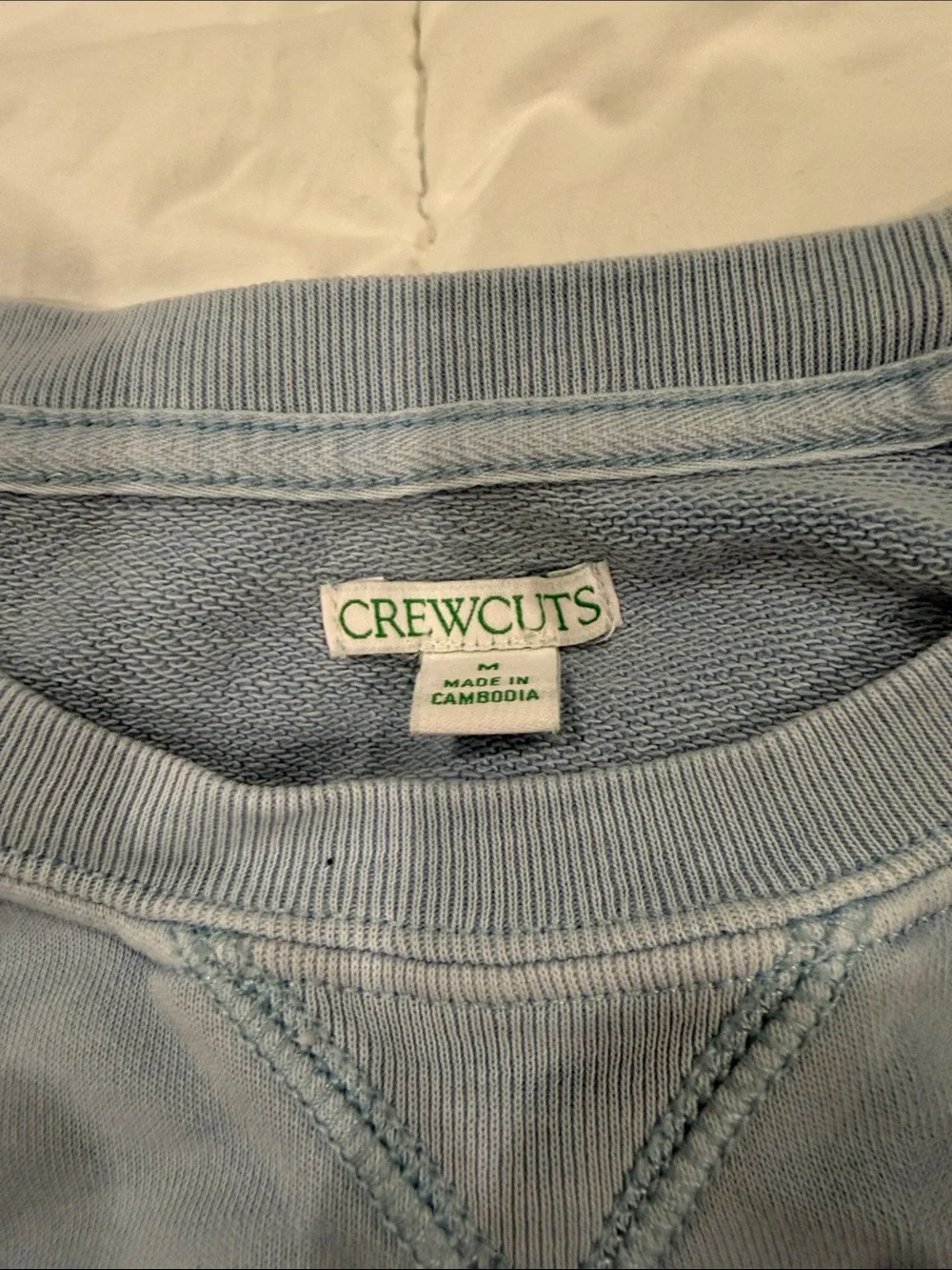 Crewcuts Pale Blue Crewneck Sweatshirt